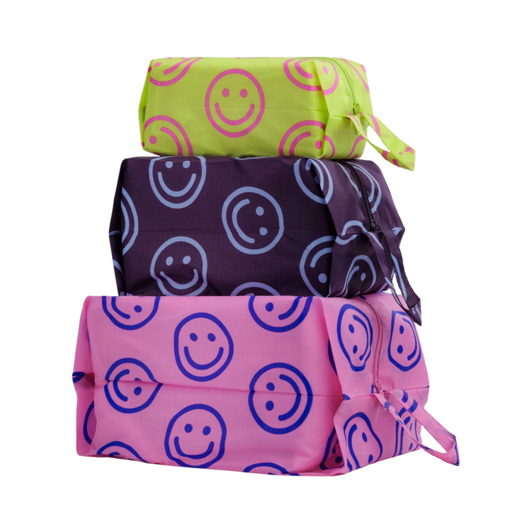 3D Zip Pouch Set