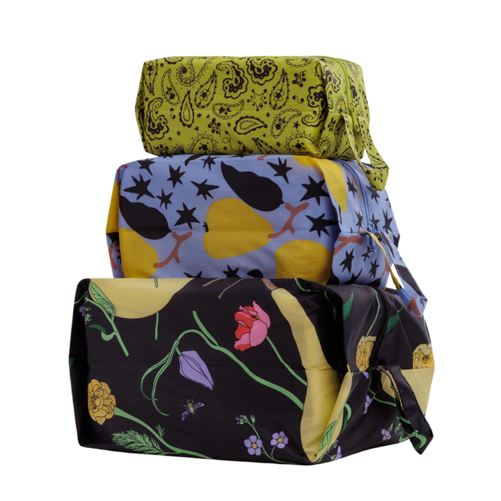 3D Zip Pouch Set