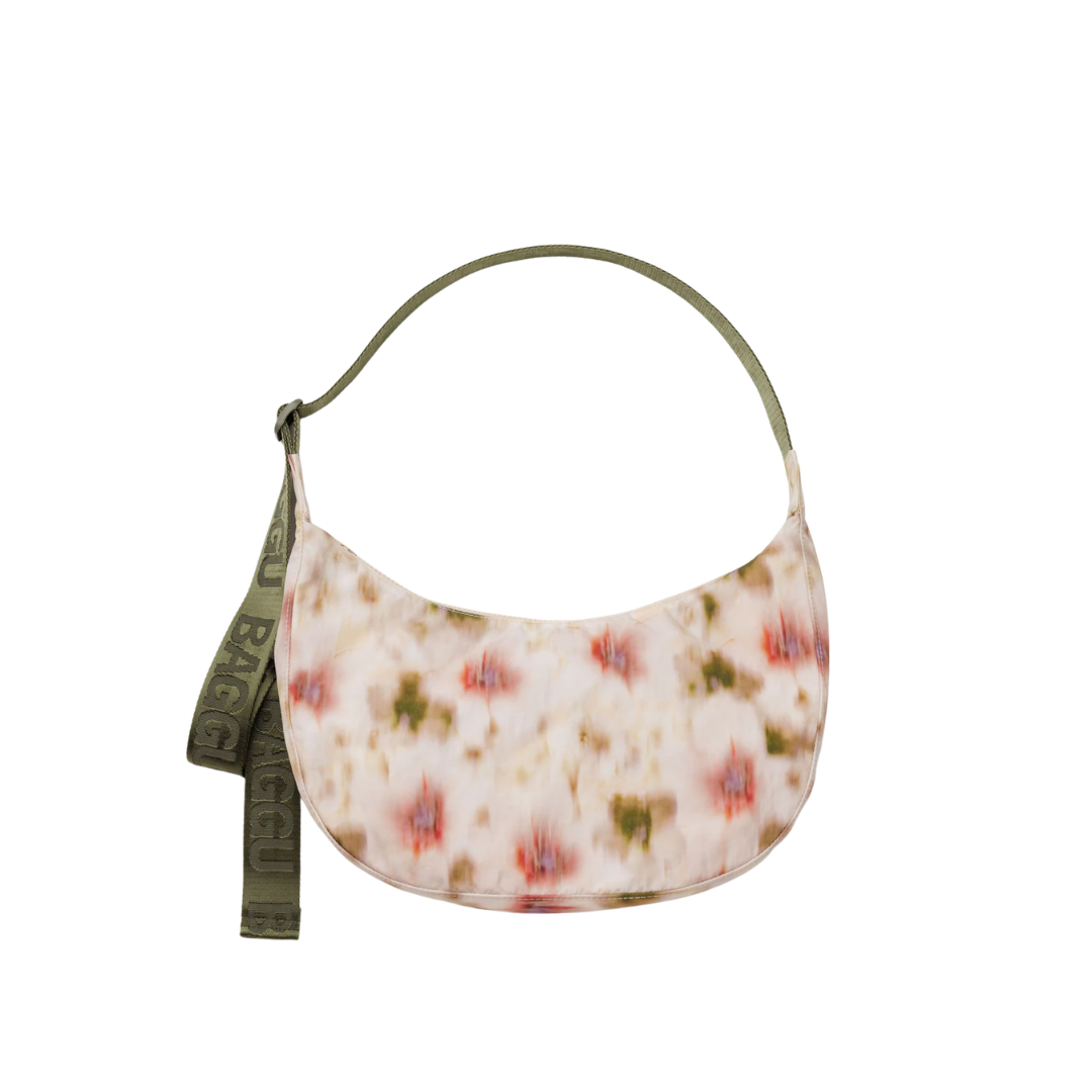 Medium Nylon Crescent Bag