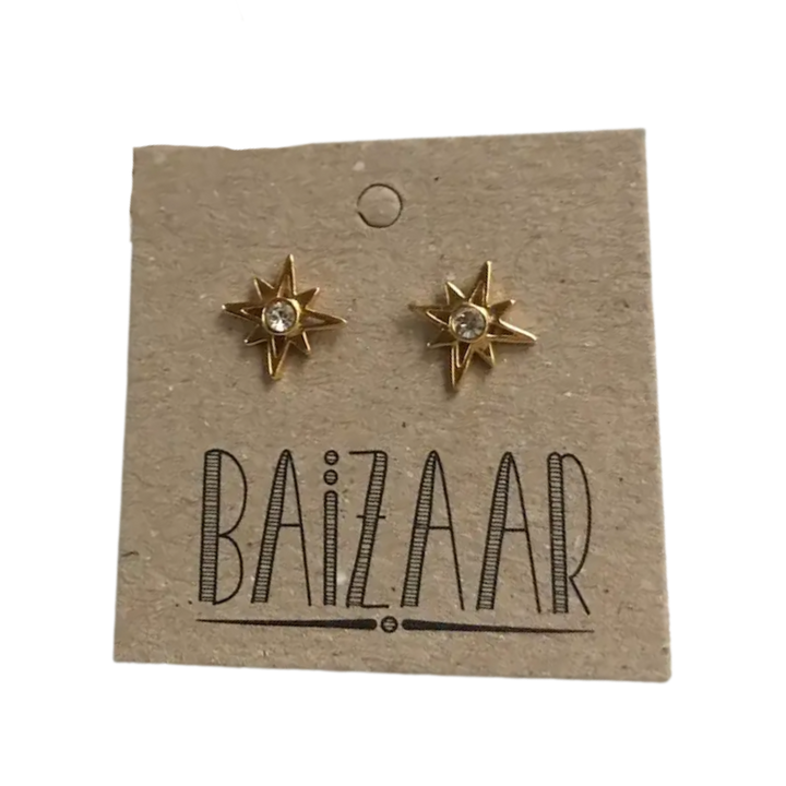 Star Sparkle Stud Earrings