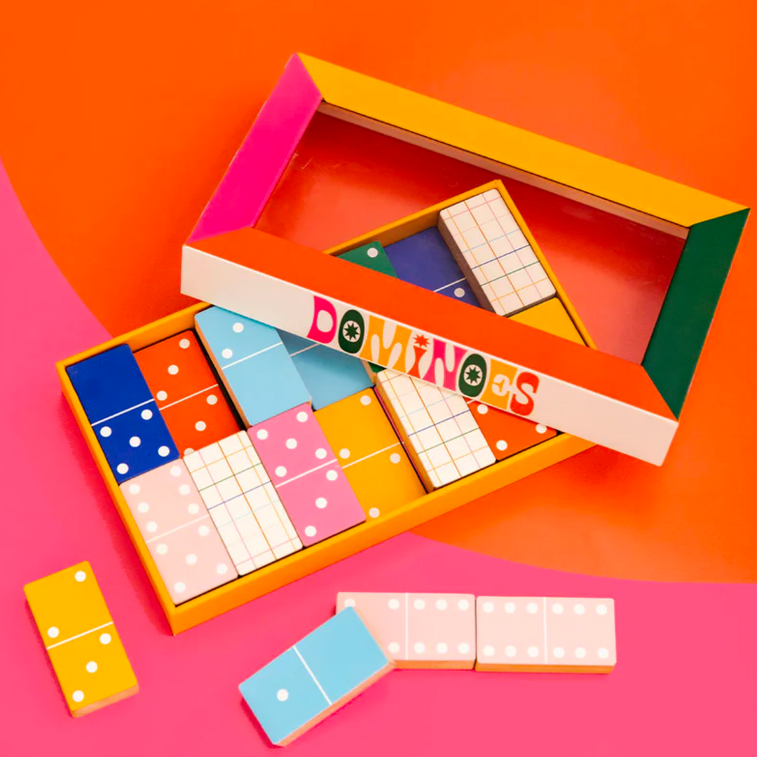 Game Night! Colorblock Dominoes