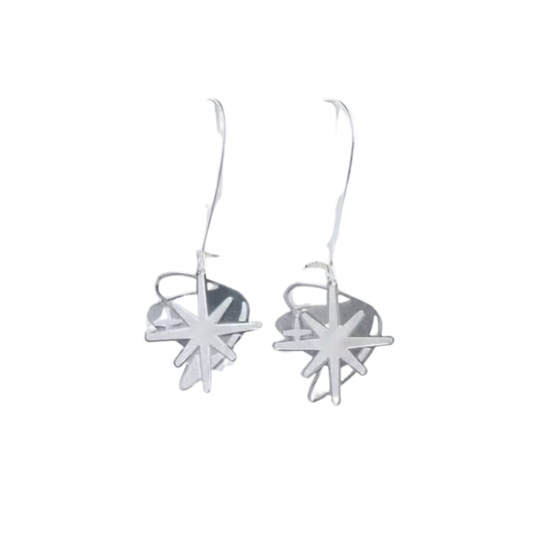 Retro Starburst Earrings