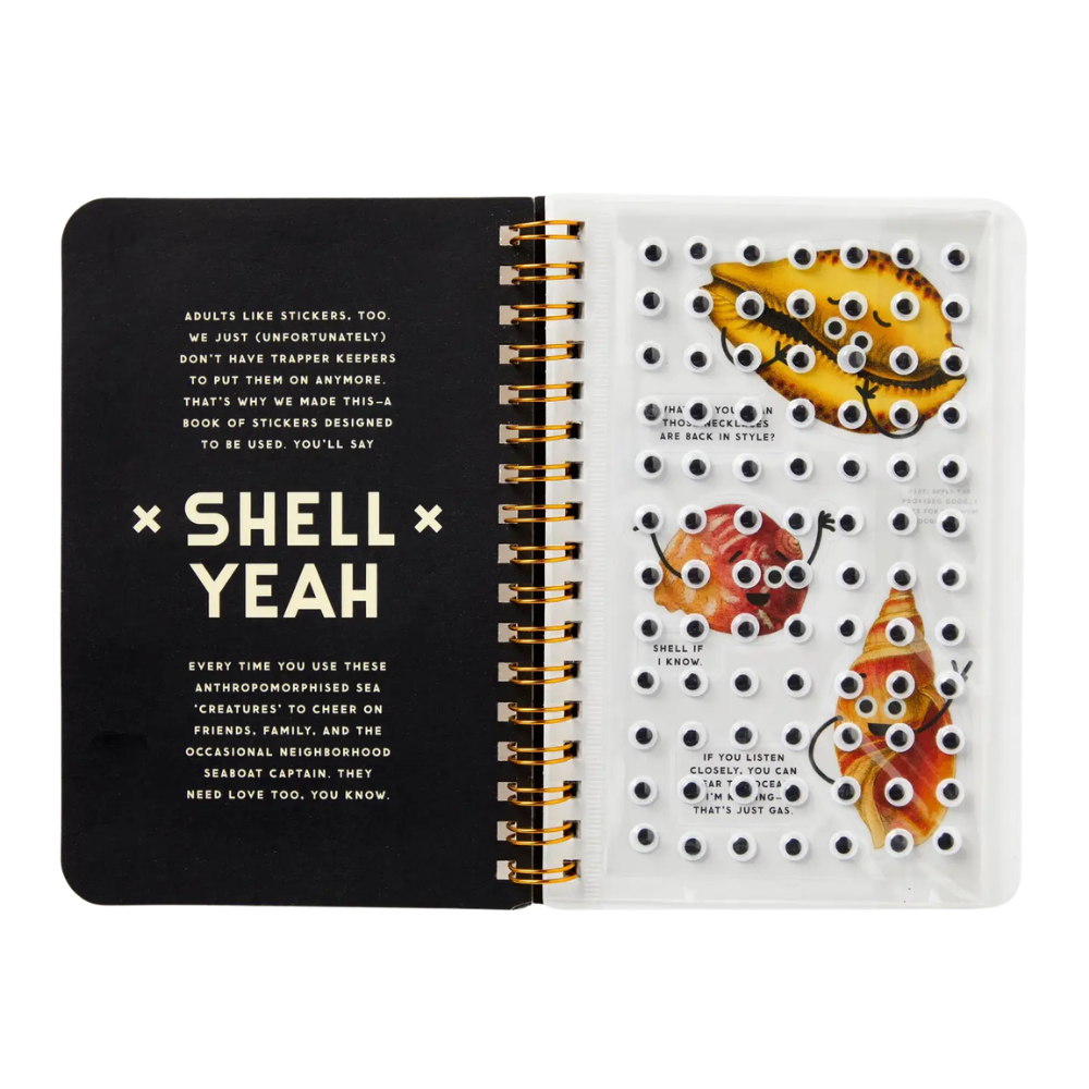 Brass Monkey Shell Yeah Sticker Book