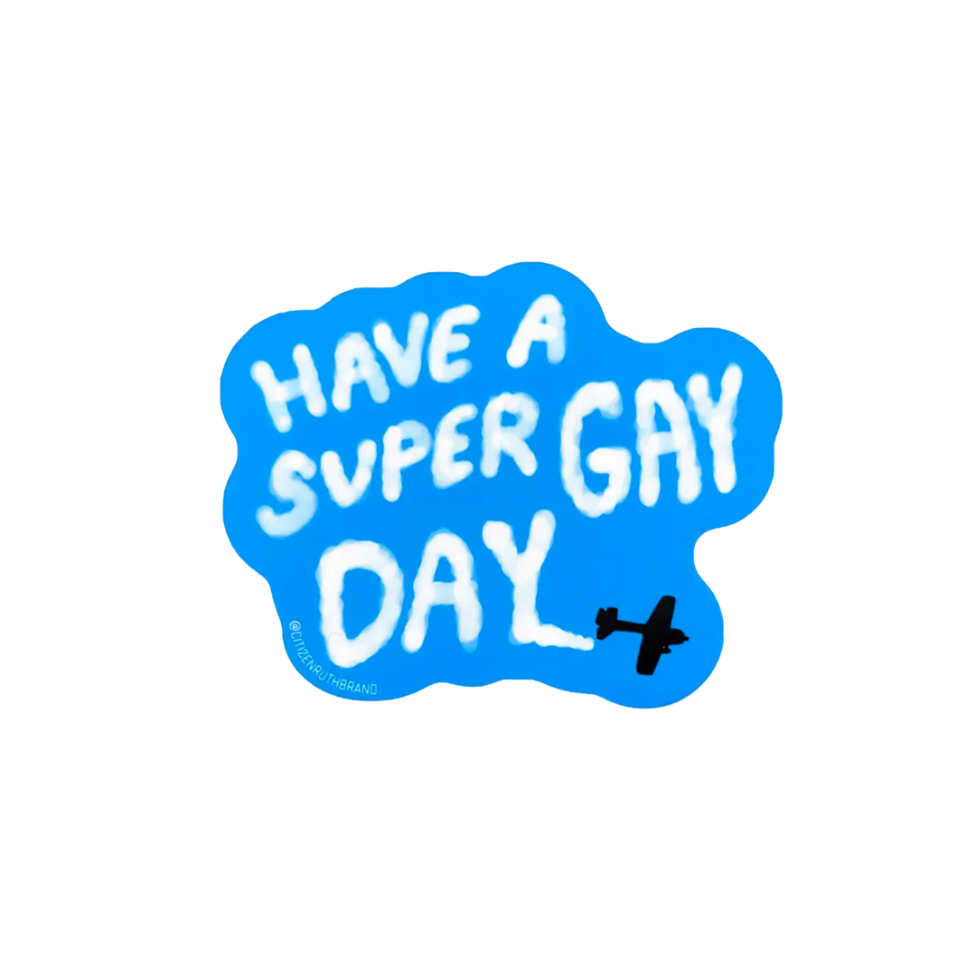 Super Gay Day Sticker