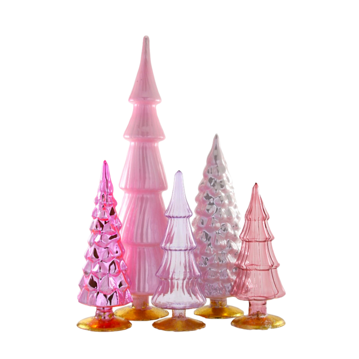 Hue Glass Tree Assorted Rose Tones