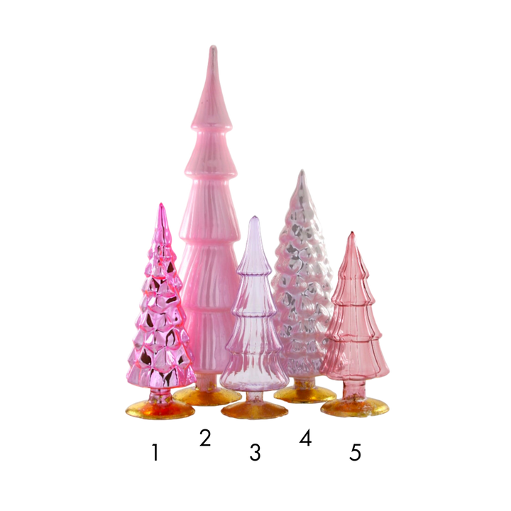 Hue Glass Tree Assorted Rose Tones