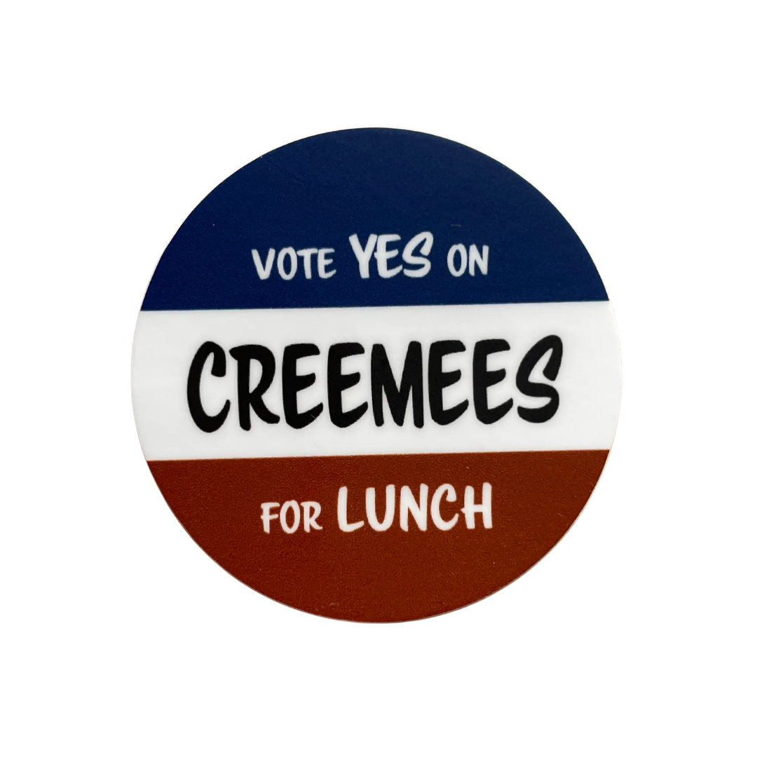 Creemees For Lunch Sticker