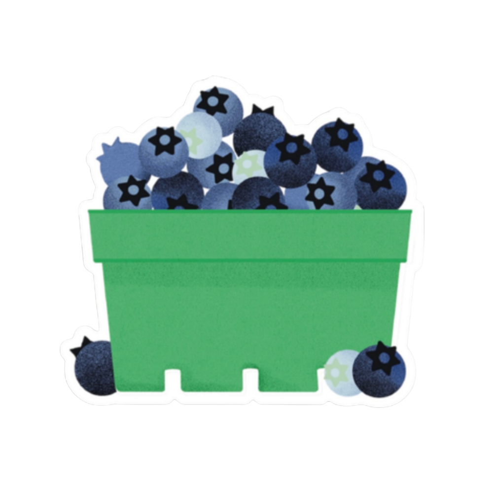 Blueberries Sticker