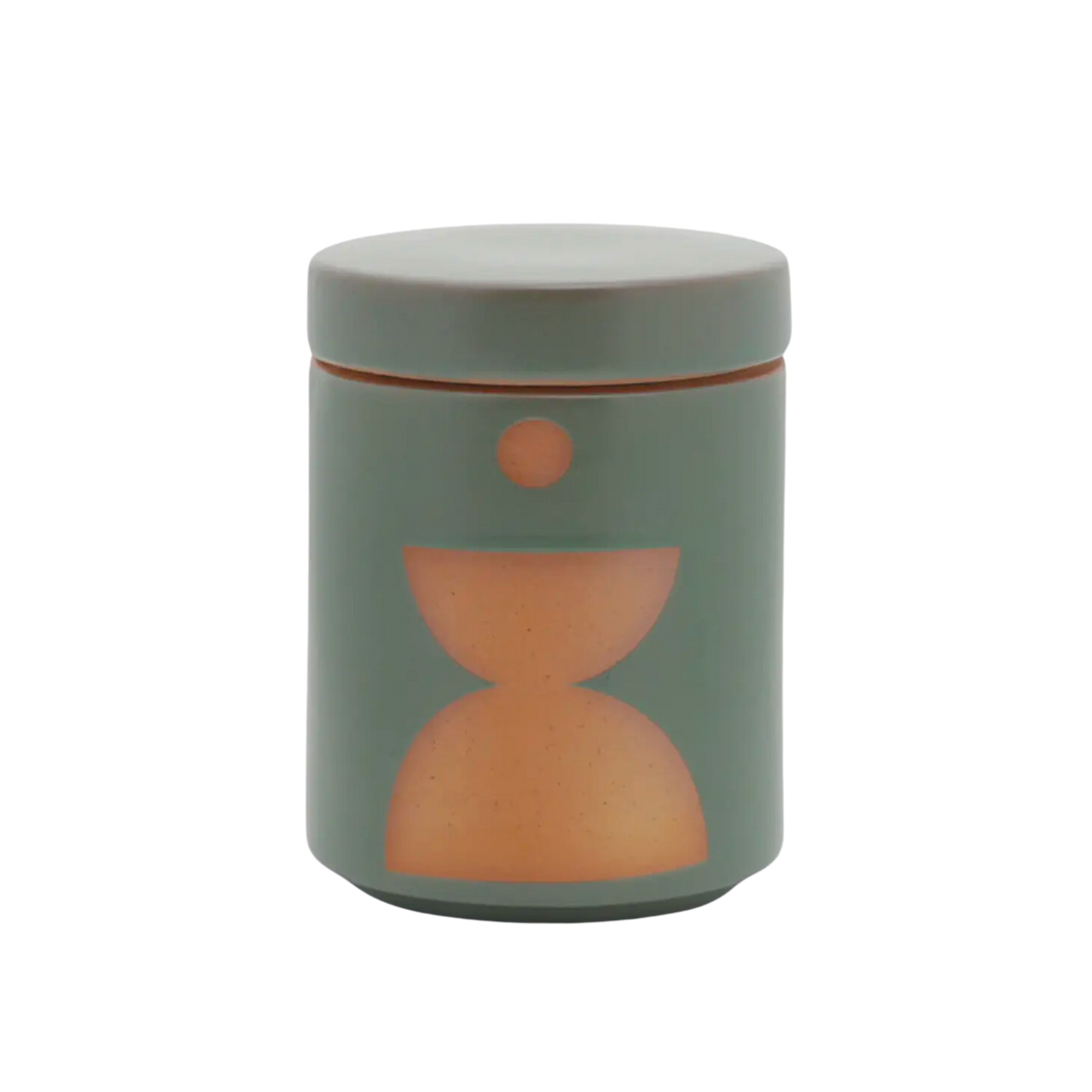 Form 12 oz. Ceramic Candle with Lid