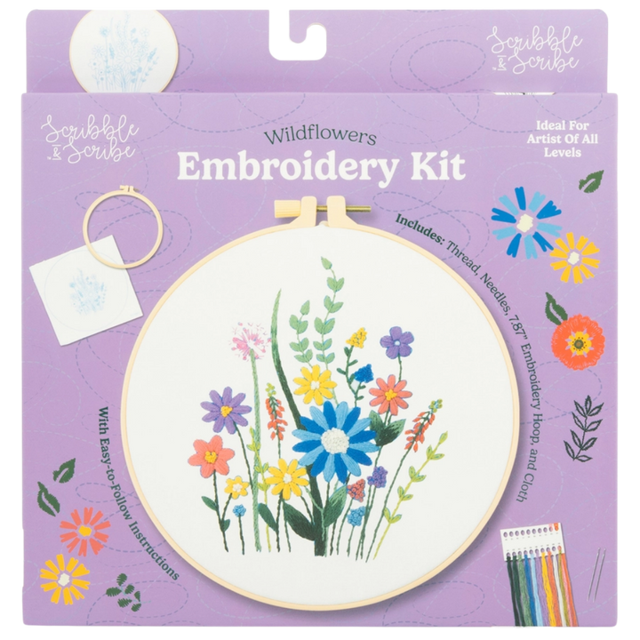 Embroidery Kit - Wildflowers