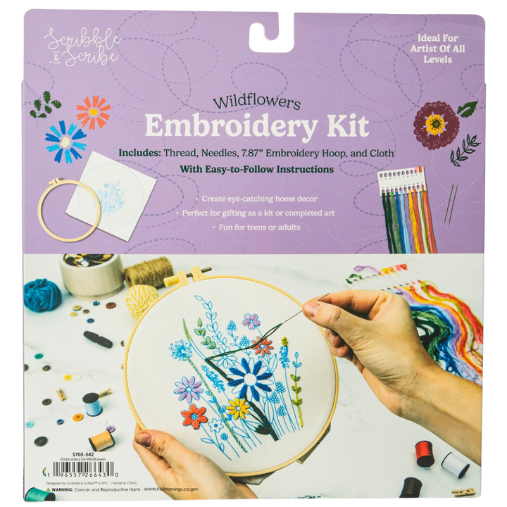 Embroidery Kit - Wildflowers