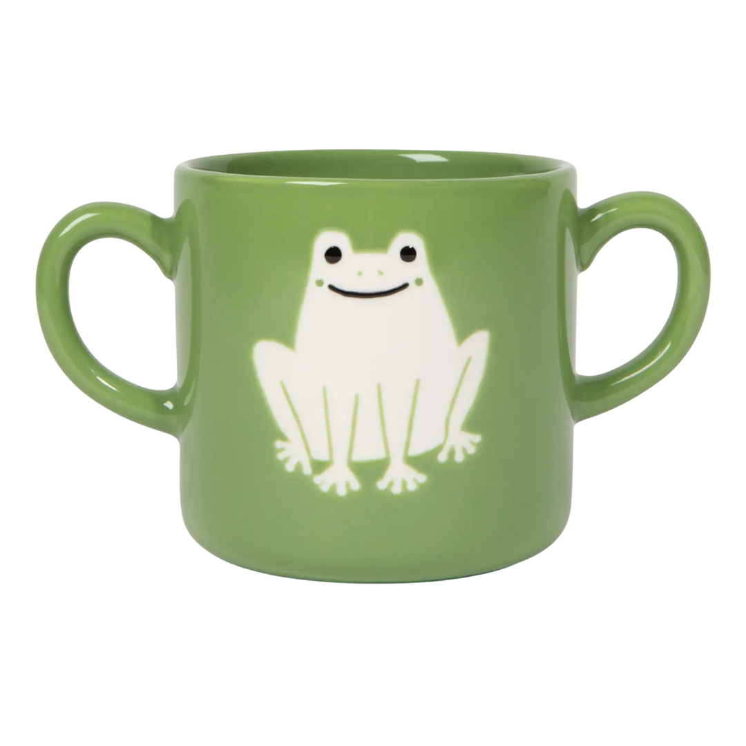 Ribbit Double-Handle Mug