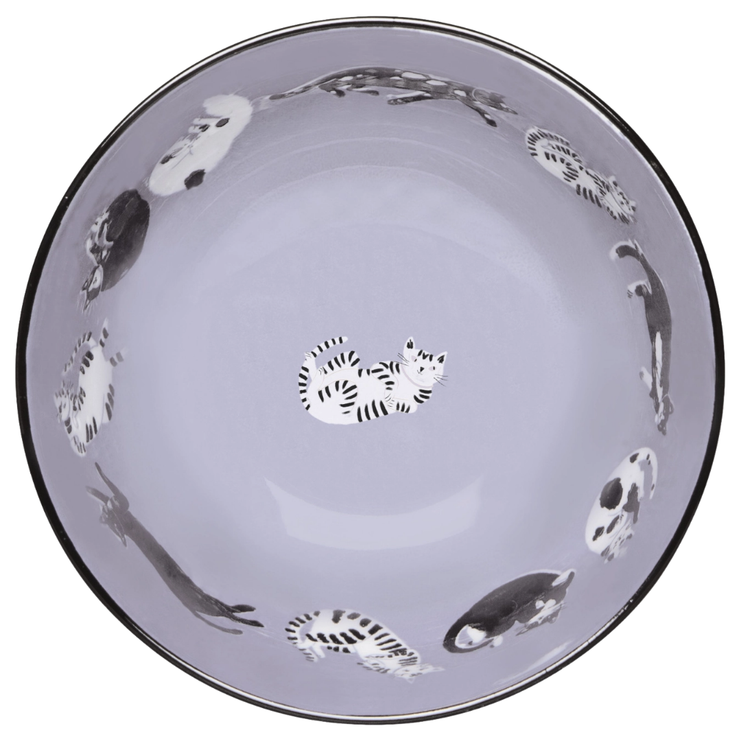 Meow & Furever Bowls Set of 4 Assorted