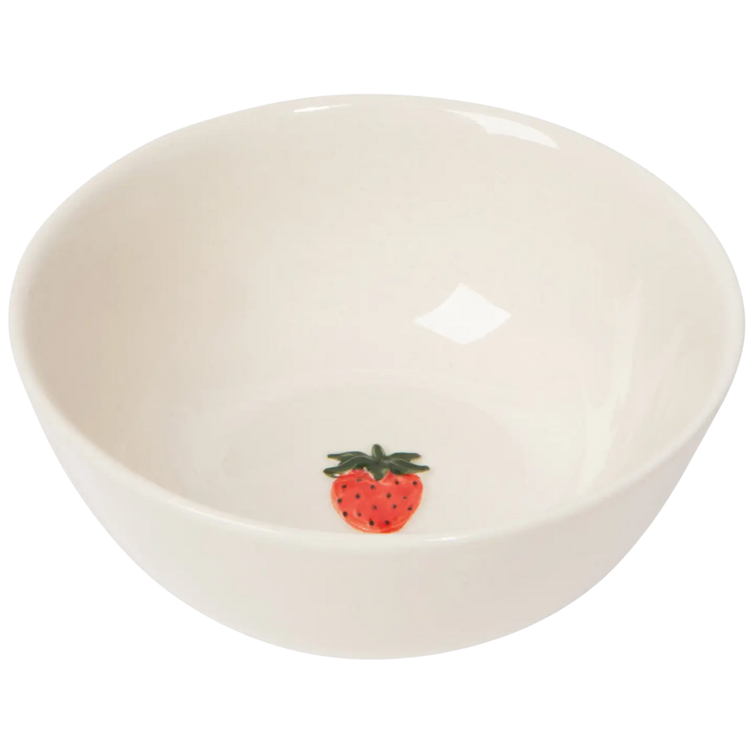 Strawberry Embossed Bowl 4.75 Inch