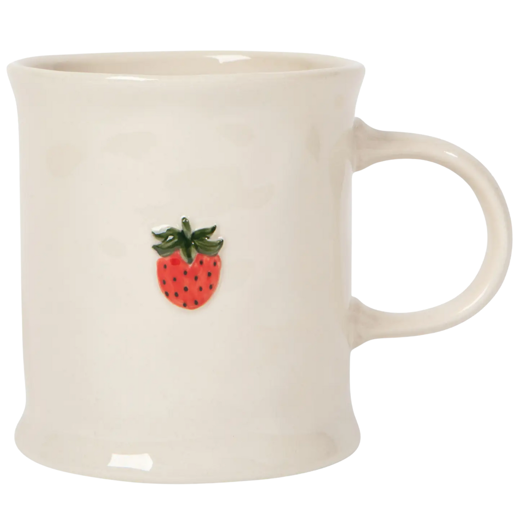 Strawberry Embossed Mug 16oz