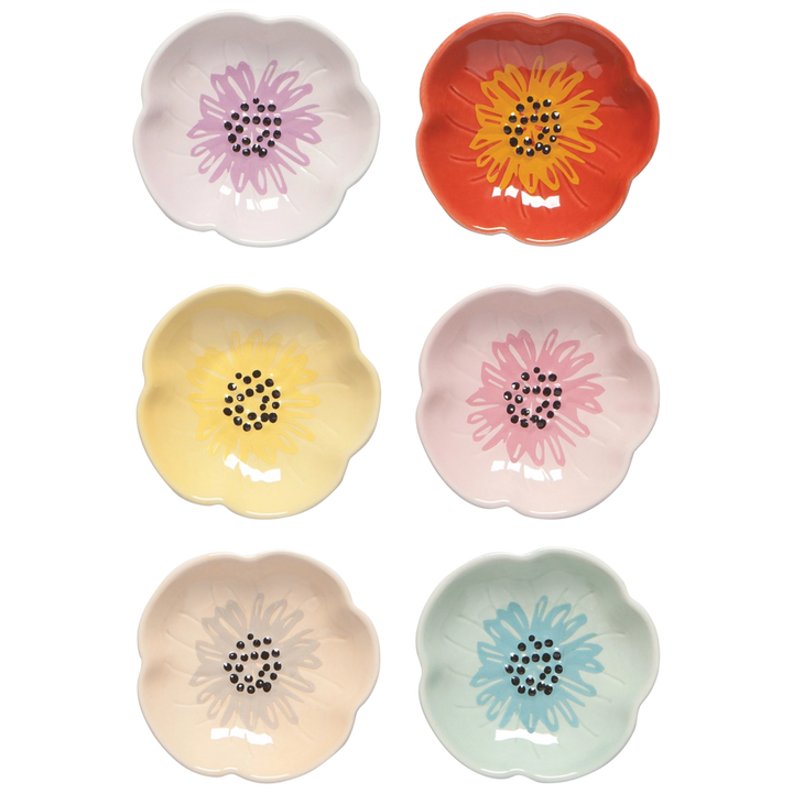 Flower Shaped Pinch Bowls