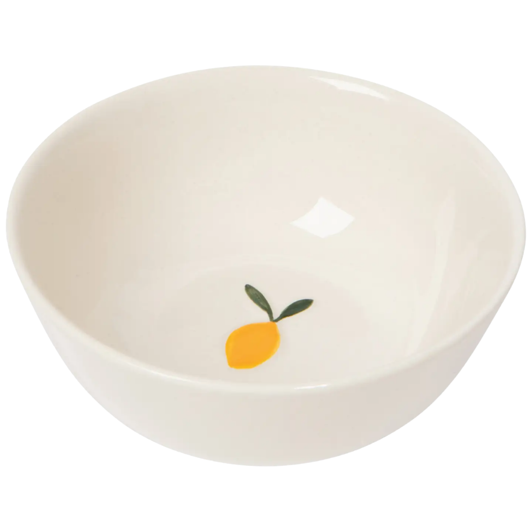 Lemon Embossed Bowl 4.75 in