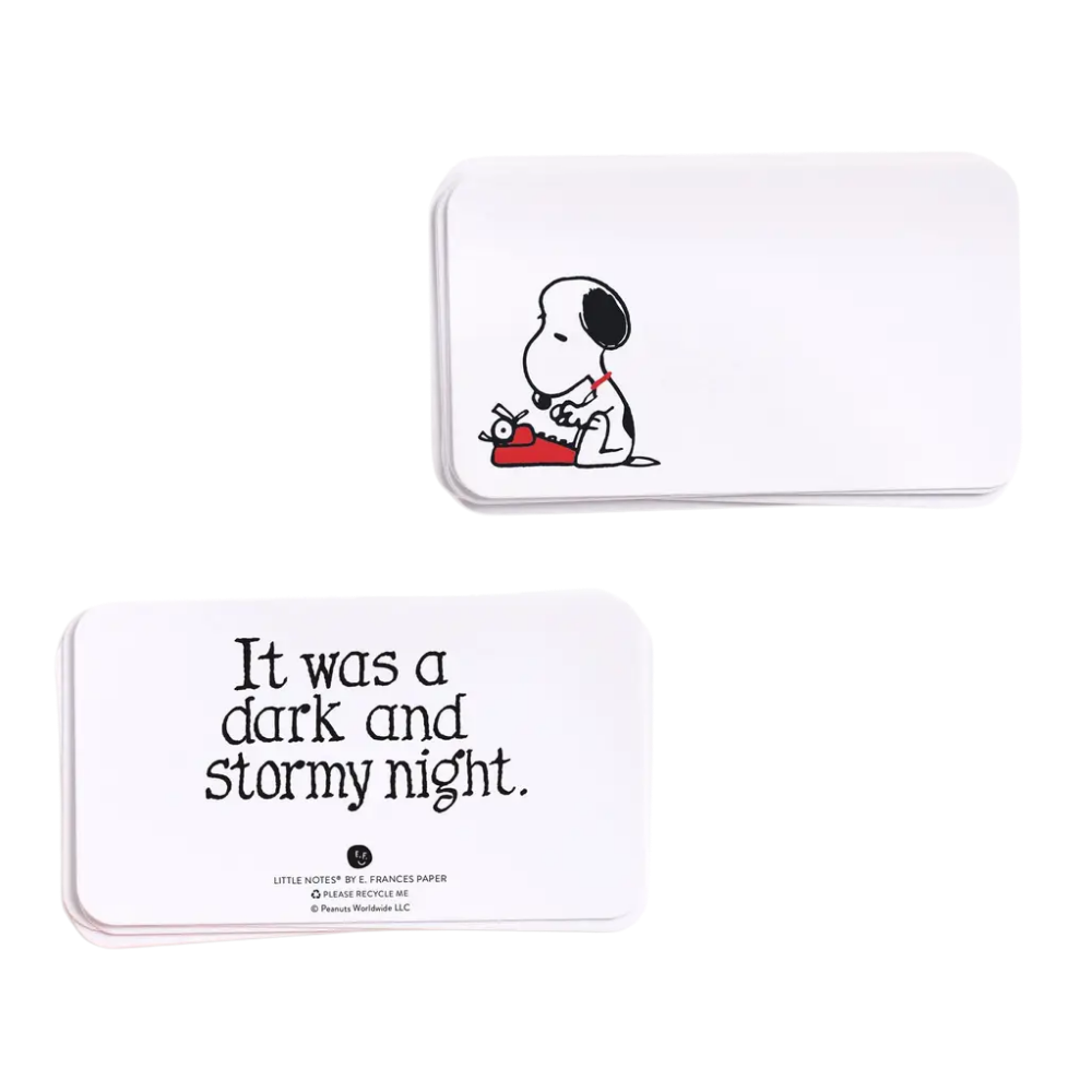 Peanuts Snoopy Typing Little Notes® Notecards (55ct)