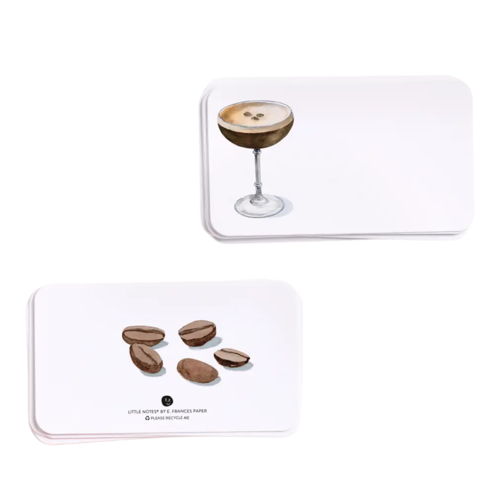Espresso Martini Little Notes® Notecards (55ct)