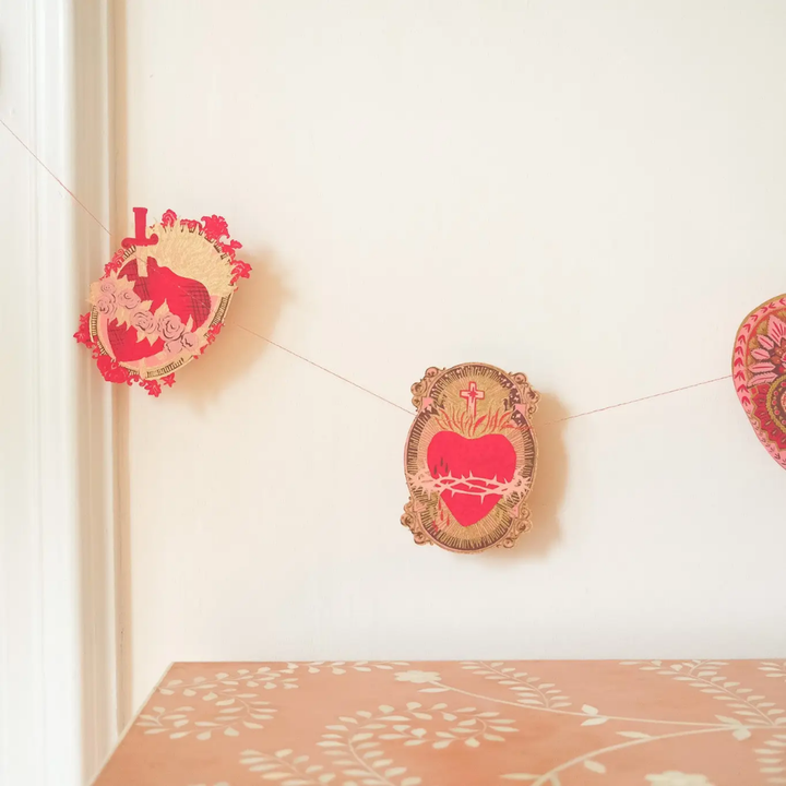 Saint Valentine Sewn Garland