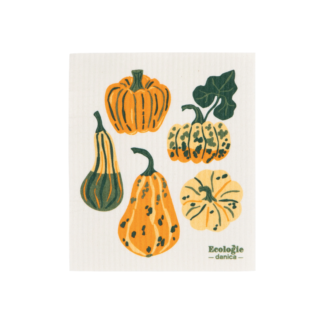 Harvest Gourds Swedish Dishcloth