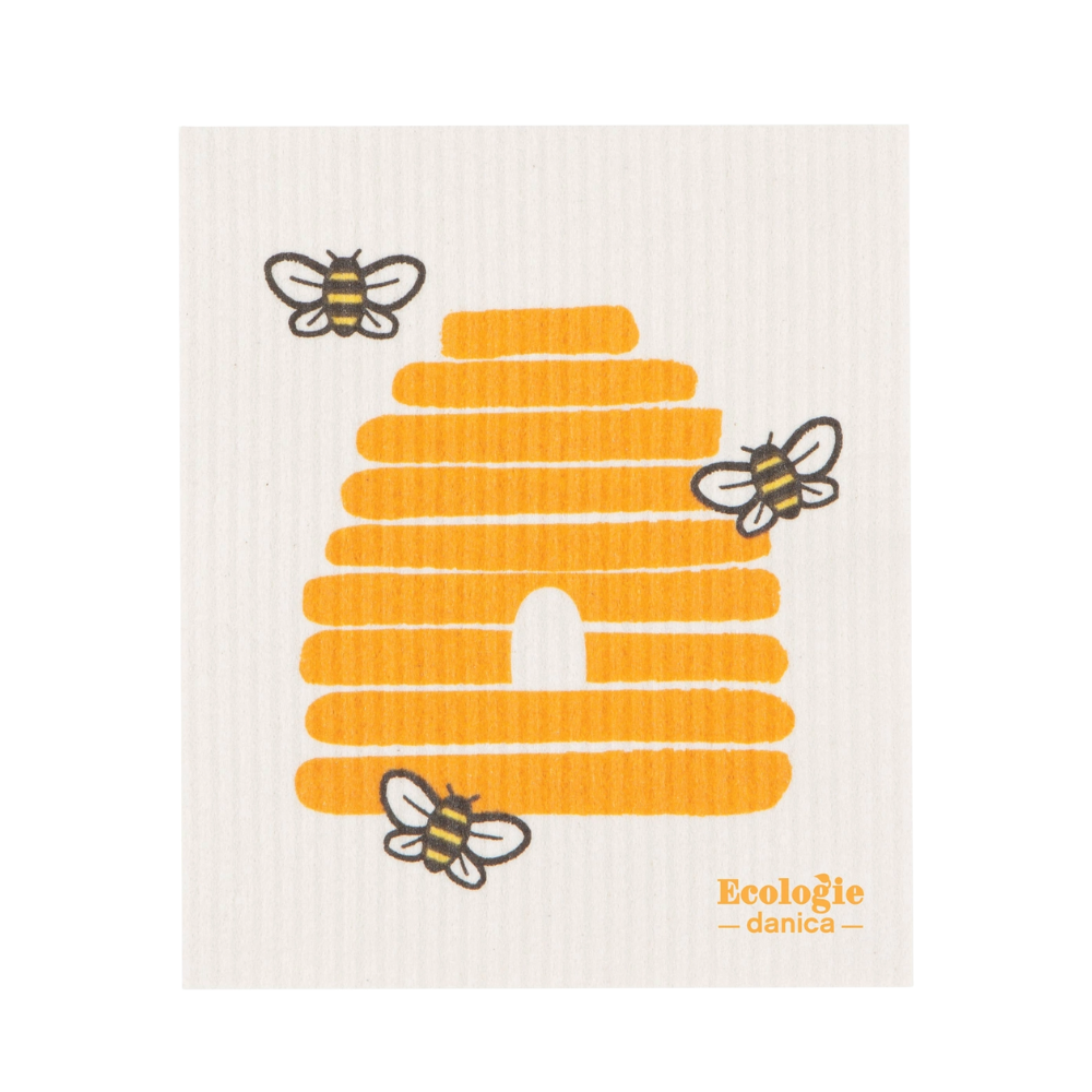 Bees Swedish Dishcloth