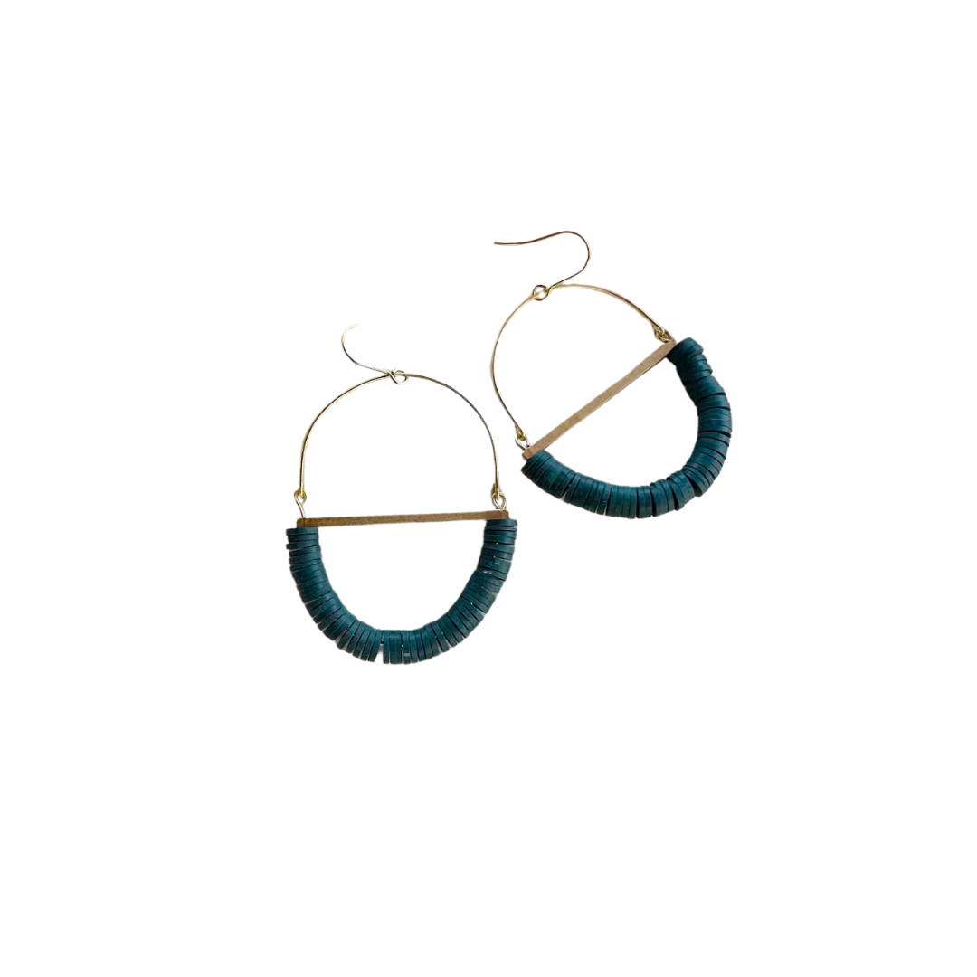 Beaded Terrain Earrings