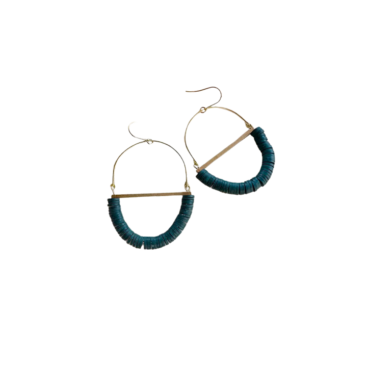 Beaded Terrain Earrings