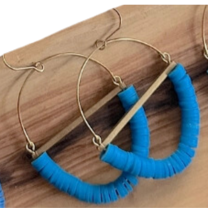 Beaded Terrain Earrings