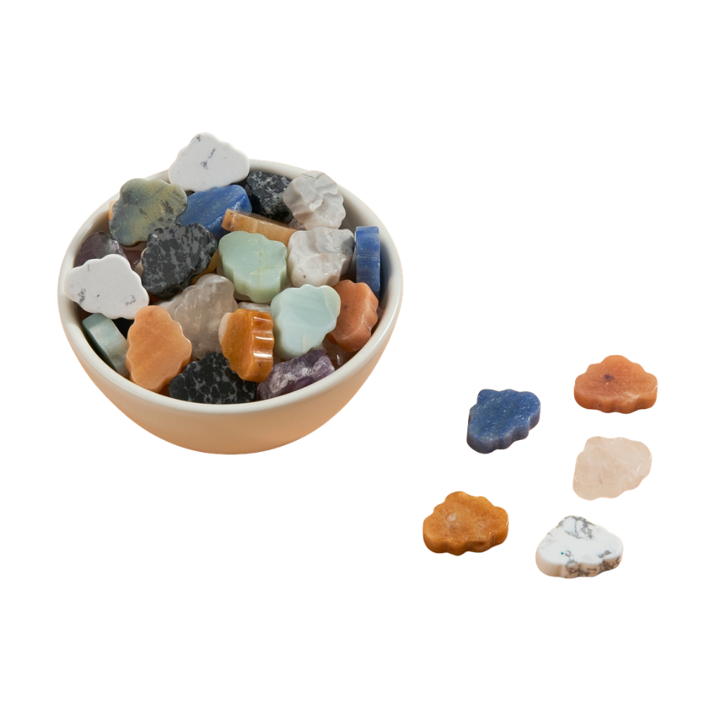 Assorted Carved Crystal Clouds