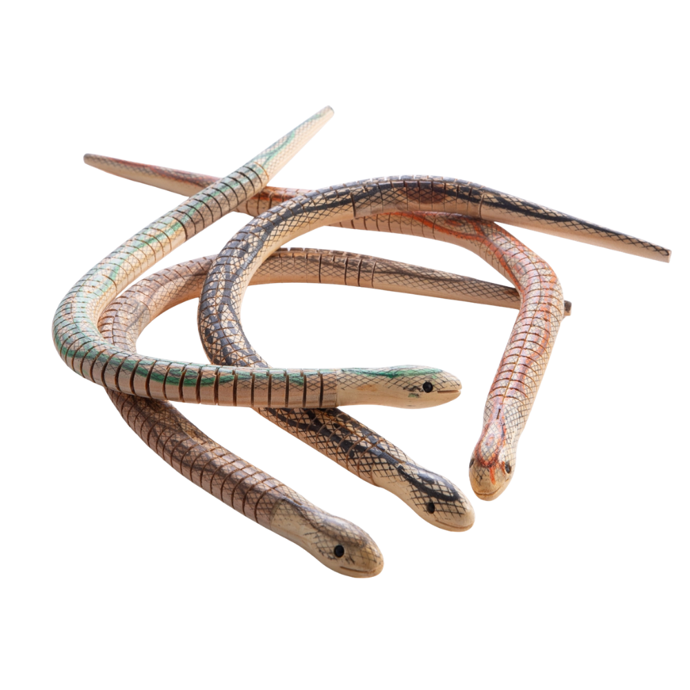 Wooden King Snakes