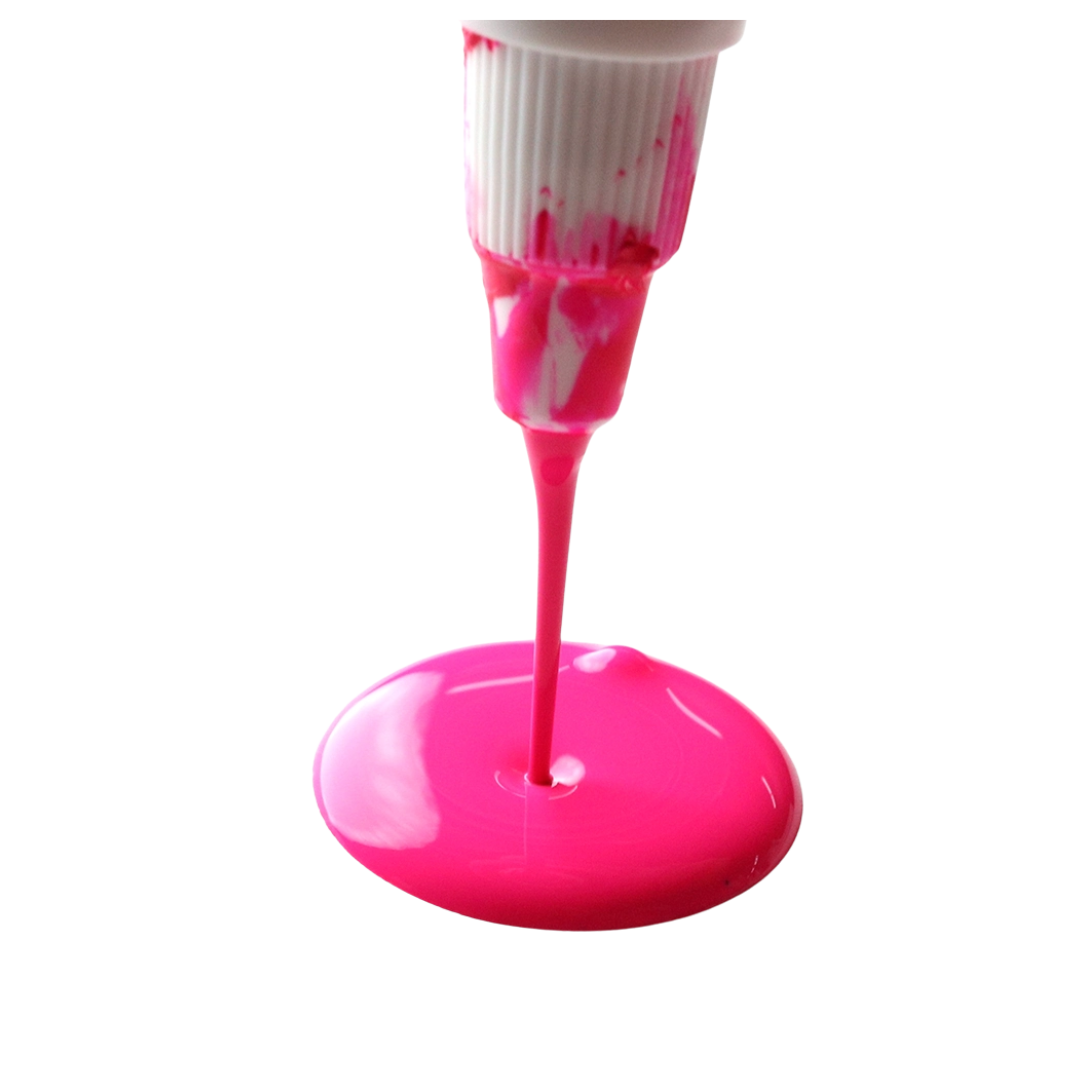 High Flow Fluorescent Magenta Acrylic Paint 4oz