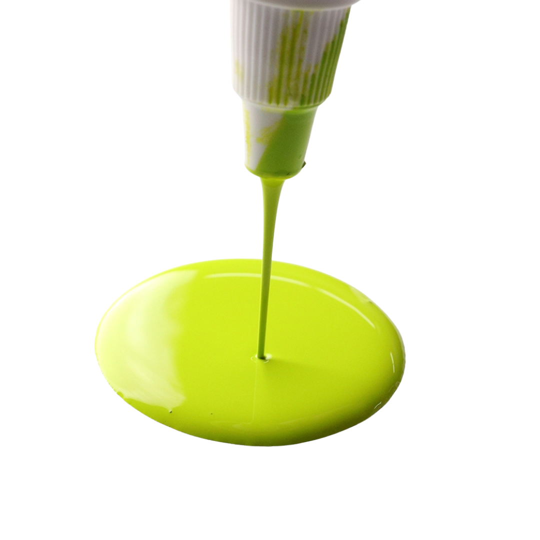 High Flow Light Green (Yellow Shade) Acrylic Paint 4oz
