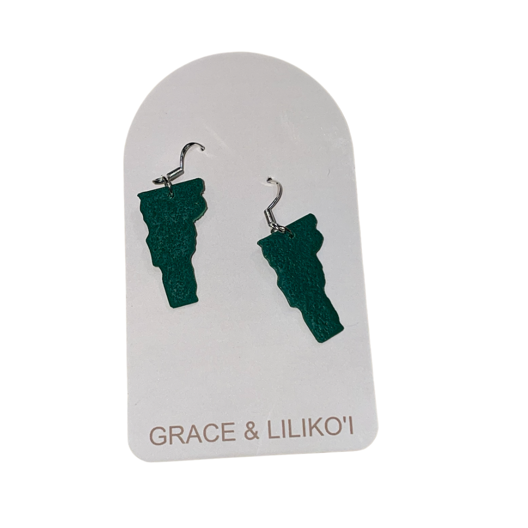 Vermont State Earrings