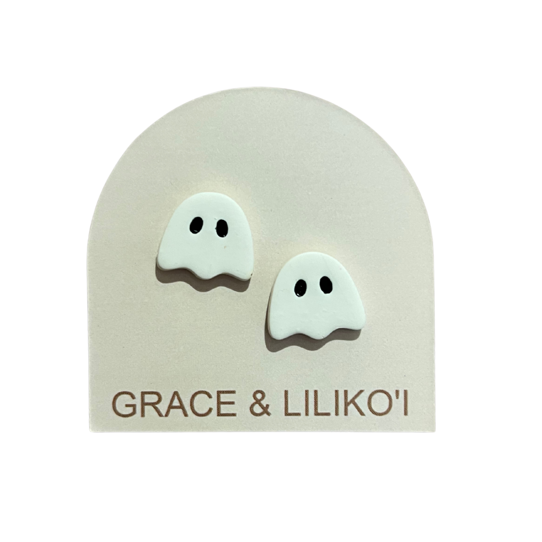 Ghost Stud Earrings