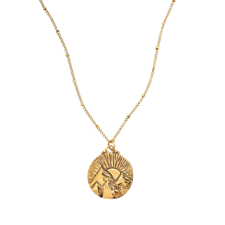 Mountains of the Sun Gold Necklace