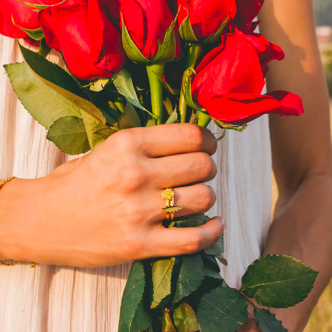 Crazy Fingers Stacking Rings - Gold