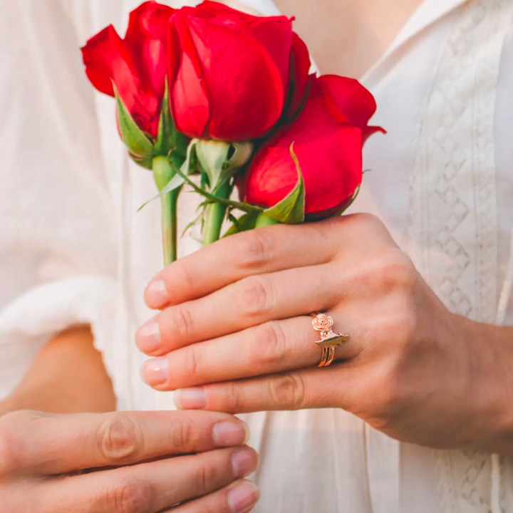 Crazy Fingers Stacking Rings - Rose Gold