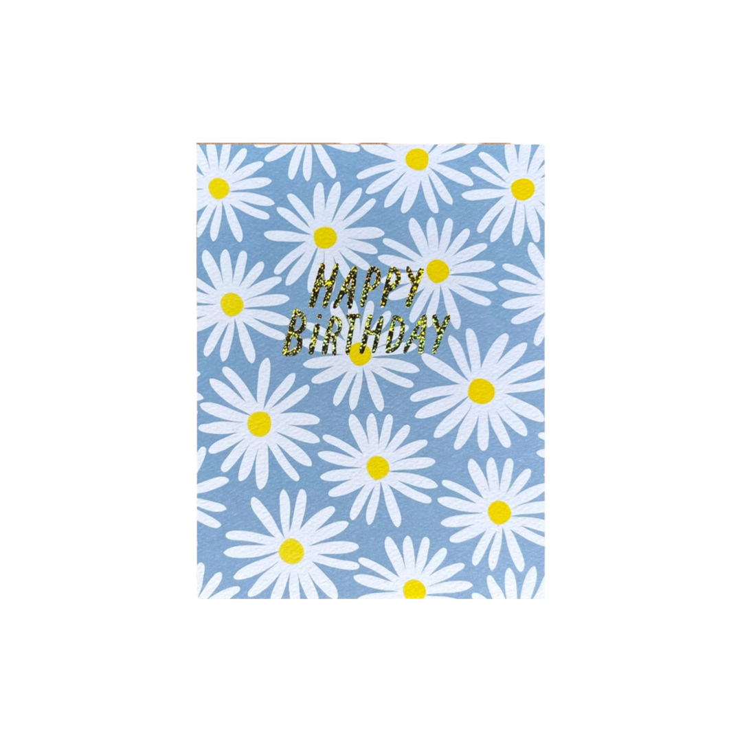 Happy Birthday Daisies Card