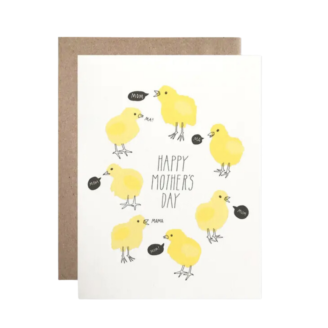 Mother's Day Chicks Card