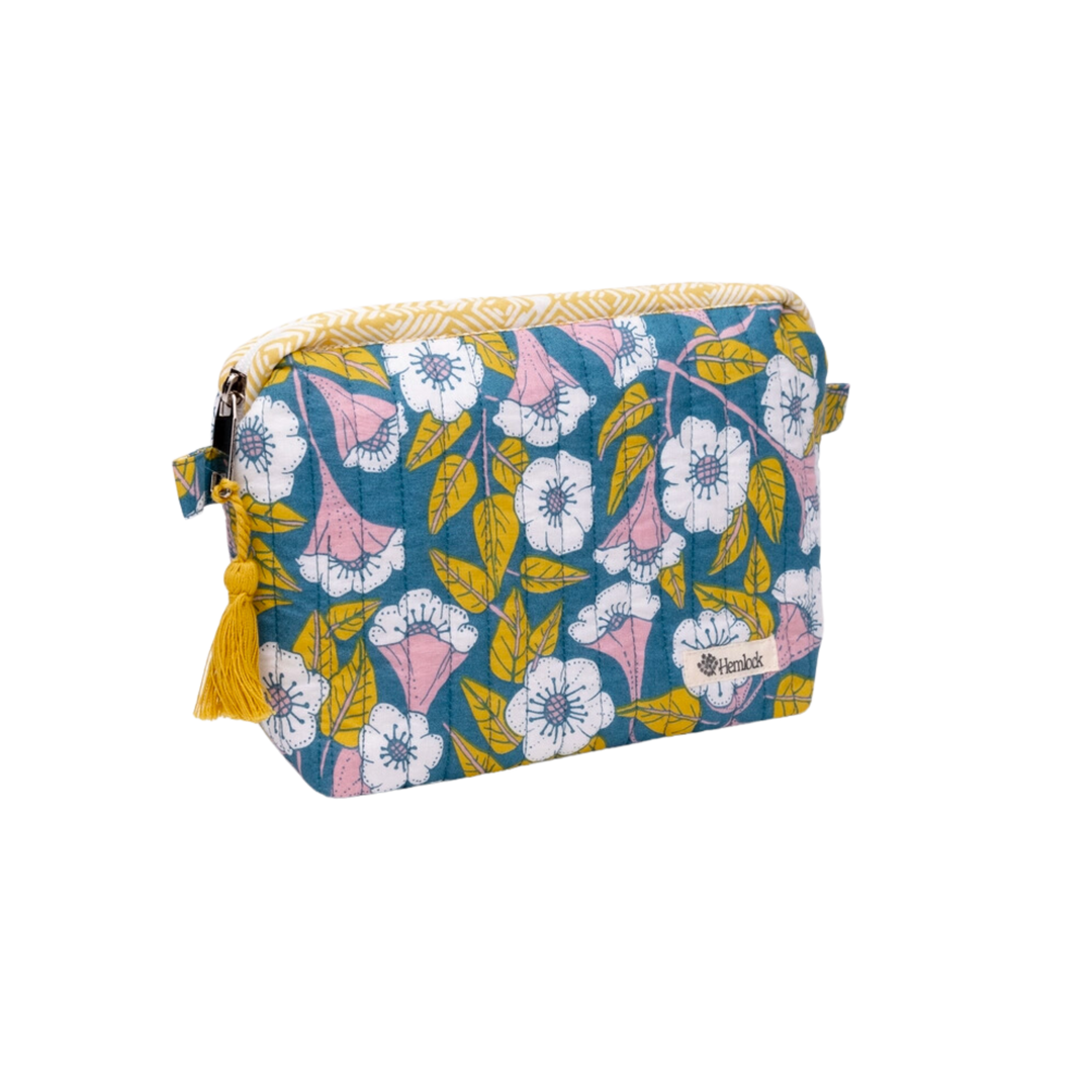 Evangeline Quilted Zipper Pouch