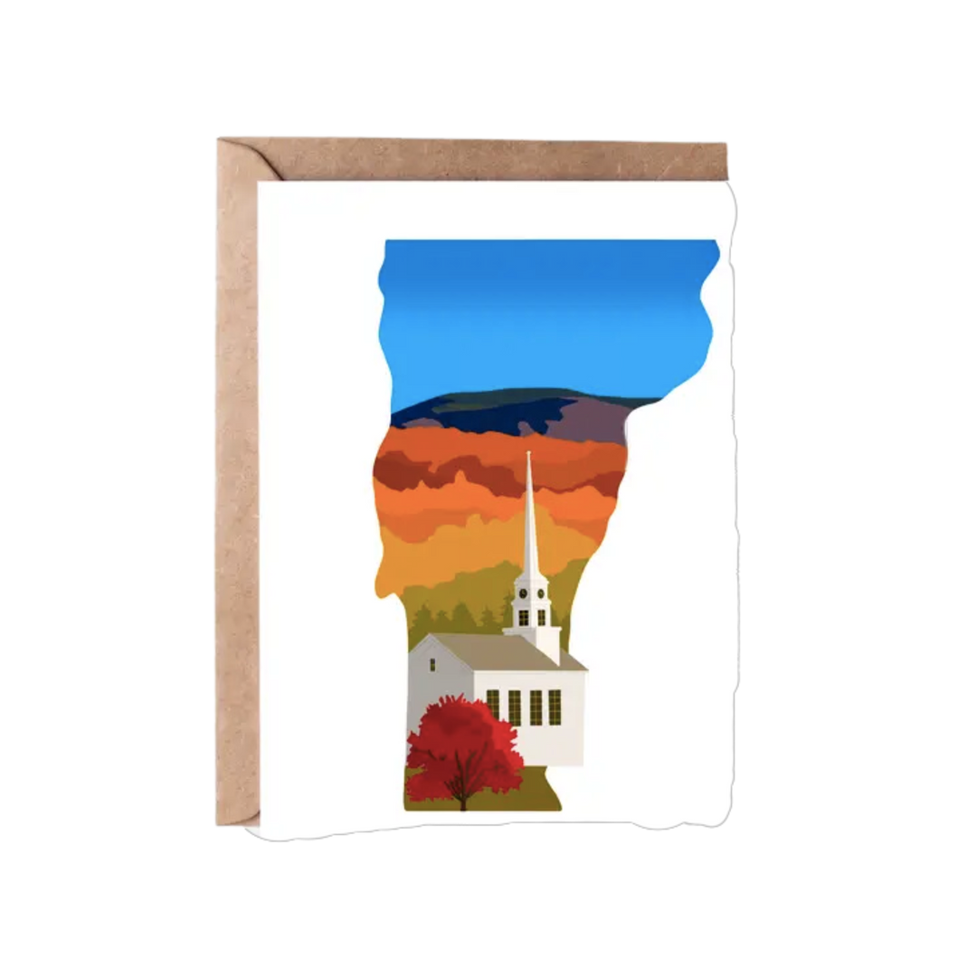 Vermont Fall Greeting Card