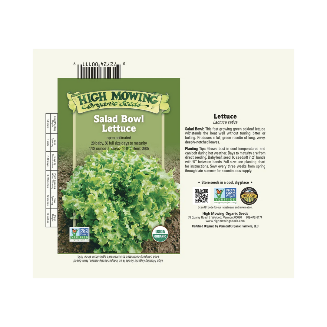 Salad Bowl Lettuce 1/32 oz.
