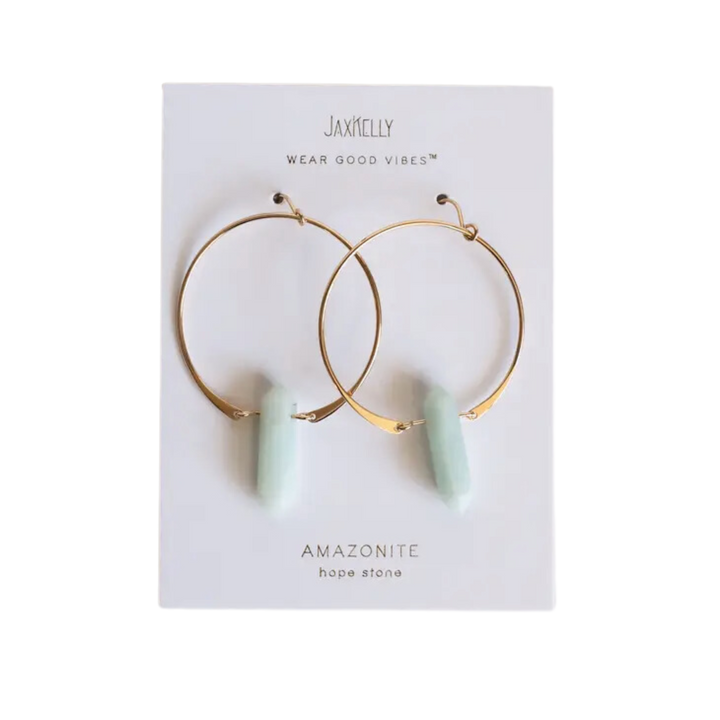 Gemstone Hoops