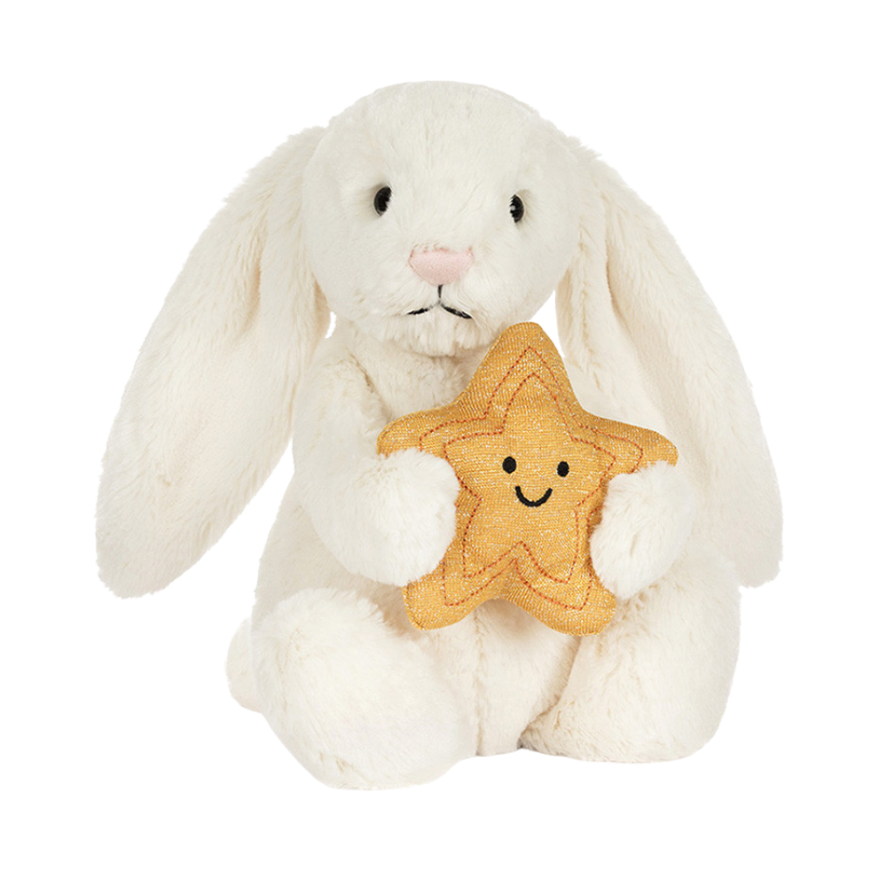 Cream Bunny with Star