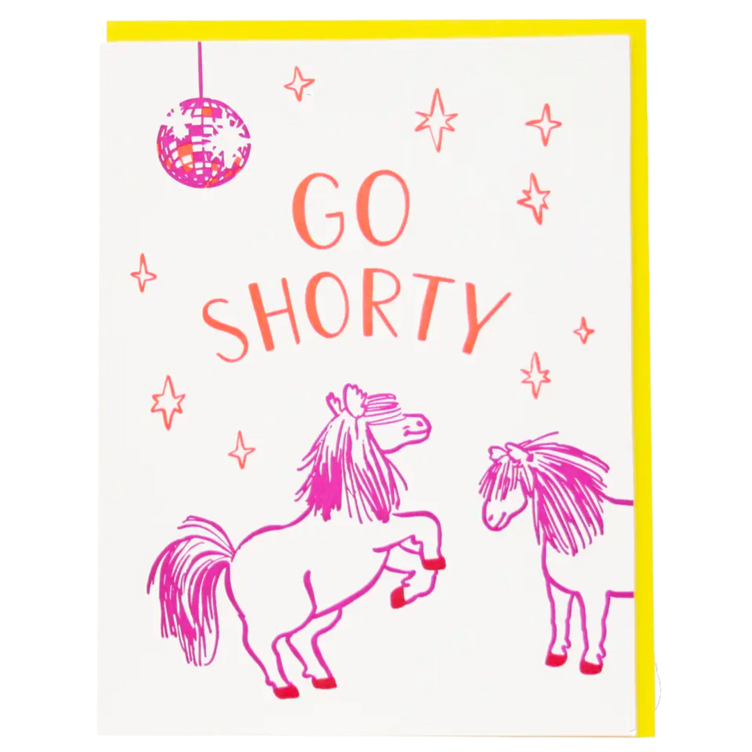 Dancing Ponies Birthday Card