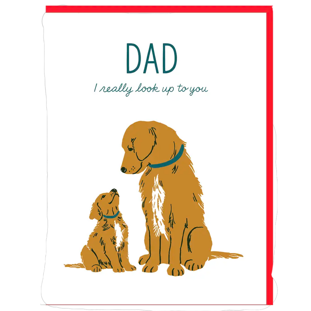 Golden Retrievers Father's Day Card