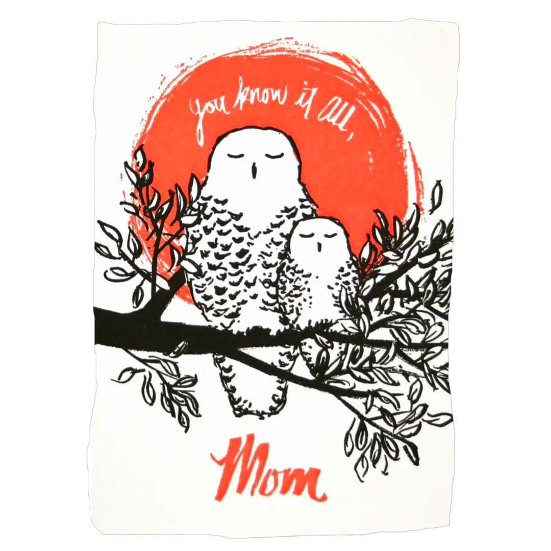 Mom Owl Mother's Day Card