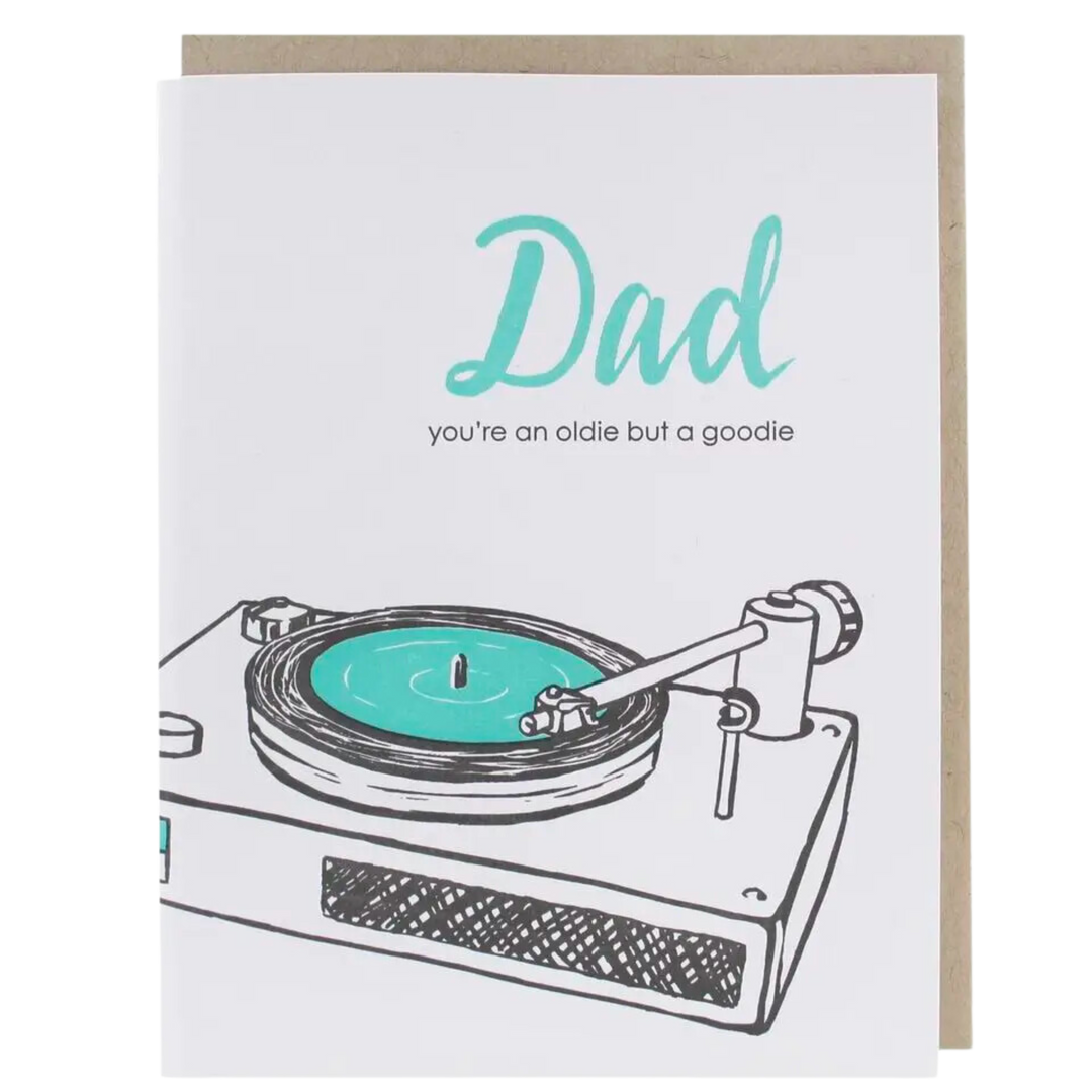 Record Player Father’s Day Card