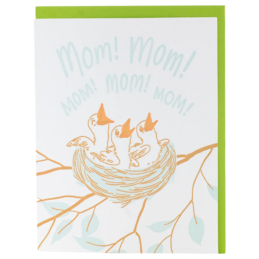 Baby Birds Mother's Day Card